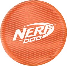 Nerf Dog Nylon Flyer Dog Toy, Flying Disc, Lightweight, Durable and Water Resist