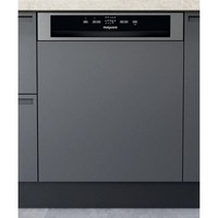 Hotpoint Semi-Integrated Dishwasher - Silver, Inverter Motor H3BL626XUK