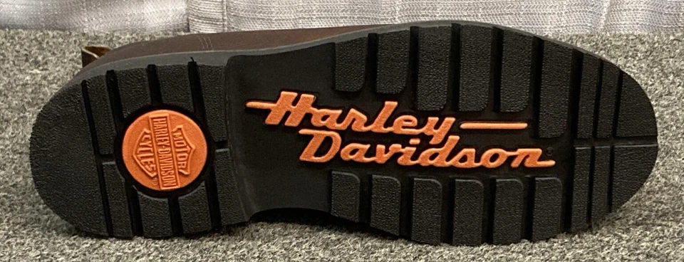 NUEVO GENUINO HARLEY DAVIDSON D96243 GILFORD HOMBRE 5_ ENCAJE WP BOTAS MARRONES TALLA 8.5 Foto 2 de 4