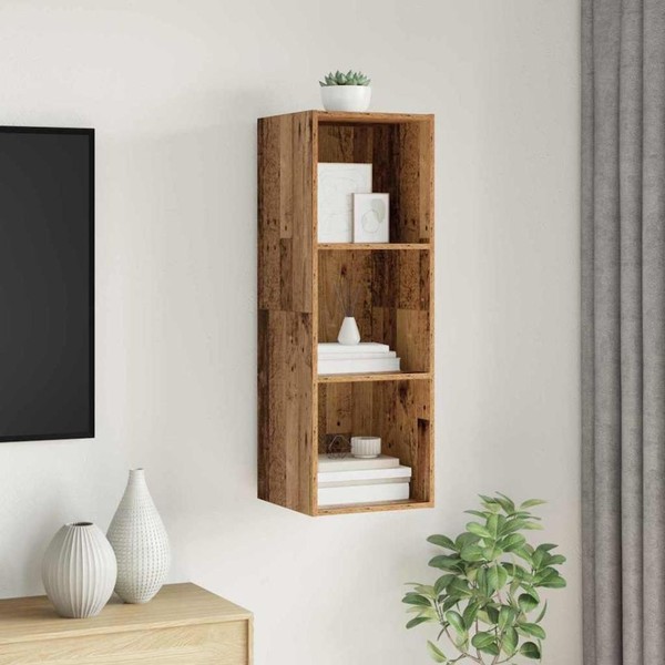Tv-Schrankset 37 X 37 X 107 Cm Altholz Holzwerkstoff-image