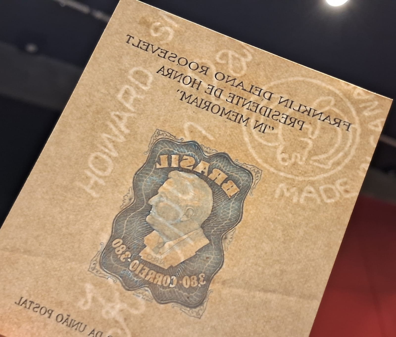 Brazil - 1949 - Roosevelt - Scott C76a - RHM B12 - Beaver WMK