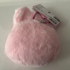 Esther Bunny Heart Carabiner Plush Pouch Cute Bag Accessory