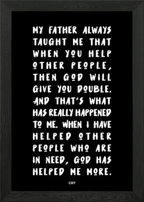QUOTE POSTER Framed Wall Art Poster Canvas Print Picture