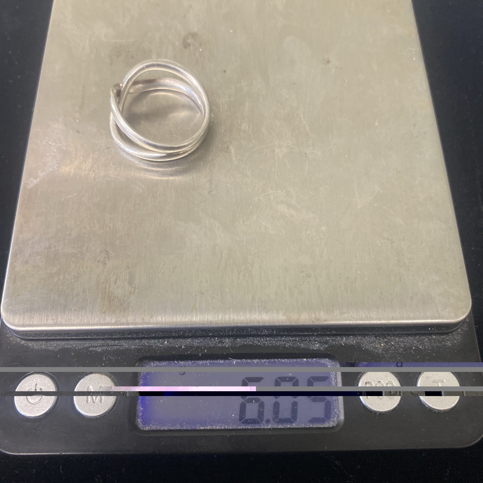 Italian Designer Signed Infinity Ring Signed LIRM… - image 4