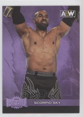 2022 Skybox Metal Universe AEW All Elite Wrestling High Series Scorpio Sky 09qq