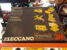 Vintage 70s Meccano Motorised Set 3M In Original Box Untested , Mostly complete.