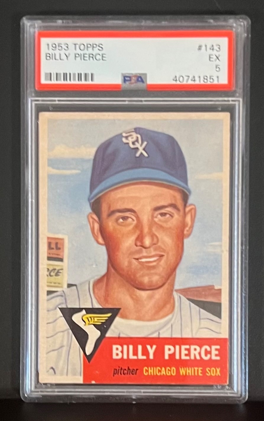 1953 Topps Billy Pierce #143 PSA5