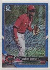 2018 Bowman Chrome Prospects Blue Shimmer Refractor /150 Alfredo Rodriguez 0c6