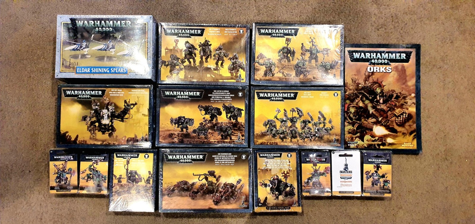 Warhammer 40k 2nd Edition Eldar & 4th Edition Orks mixed lot (check ...