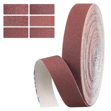 180 Grit Continuous Sandpaper Roll,1" x 32.13 Feet Emery Cloth Roll for Metalwor