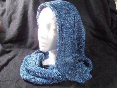 LOOP - Schal MIGRO Mode, Hochwertiger Strickschal, Farbe Blau, ungetragen, NEU
