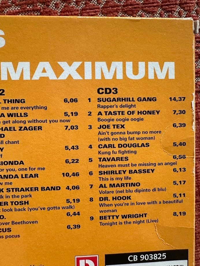 3 CD 70s Maximum, Maxi Versionen 70er Compilation Mix 12 Mixes - Bild 3 von 4