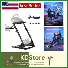 Adjustable Foldable Racing Wheel Stand for Logitech Thrustmaster - L-Shaped