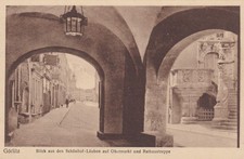 Görlitz Lauben Obermarkt AK uralt Reklame Priteg Telefon Sachsen 2601291