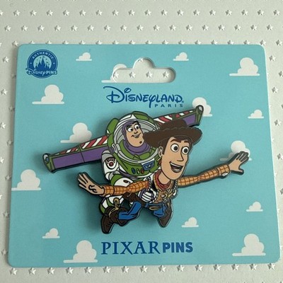 New Disneyland Paris Pin Toy Story Woody Buzz Lightyear Flying DLP Parks