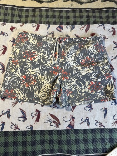 90's Swim Trunks Panic High Tide Vintage Men's Floral Lined Size Large 36-38