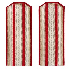 Russian Imperial Army Stabs-officer shoulder straps - service - red