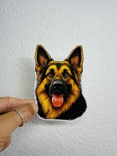 German Shepherd Dog Sticker K9 Unit Guard Dog Car Bumper Water bottle decal