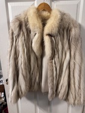 Saga Fox Fur Coat Women Vintage Medium