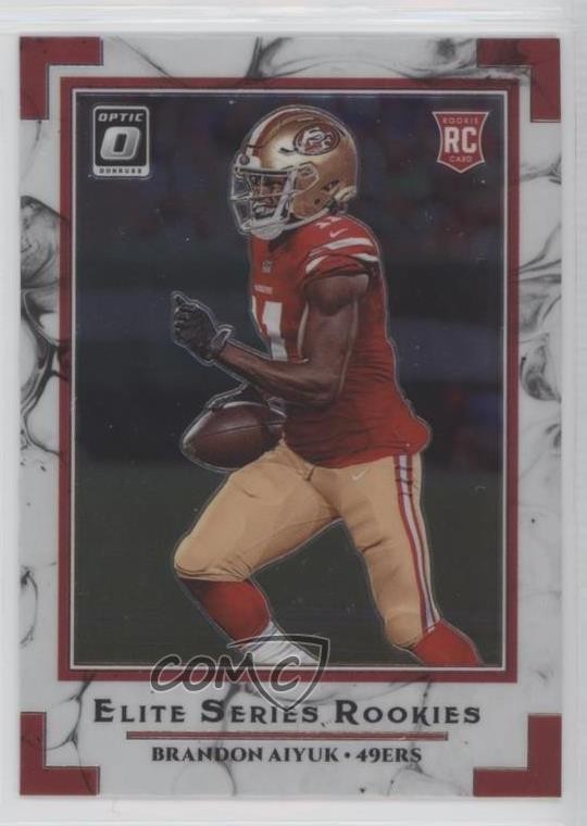 2020 Panini Donruss Optic Elite Series Rookies Brandon Aiyuk #ESR-BA RC 19cq