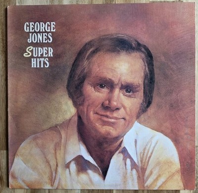 George Jones   Super Hits 1987 Rare Country Album Almost Perfect Condition