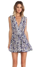 Zimmermann Haze Paisley Dress Size 1 AU 10 US 6
