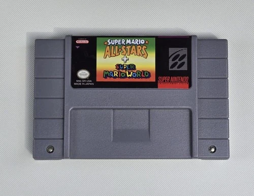 Super Mario All-Stars + Super Mario World - Super Nintendo (SNES)