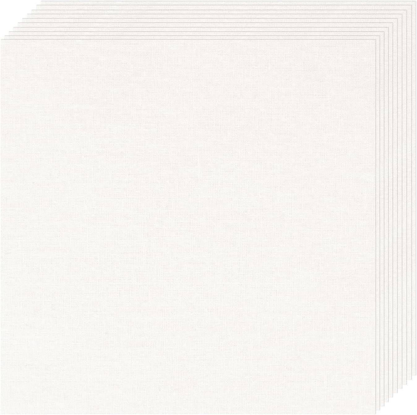 Fabric, Pre-cut 8 X 8 Inch Cotton Fabric Squares Embroi