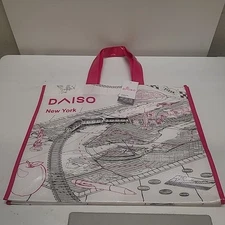 Daiso Japan New York Reusable Grocery Shopping Tote Bag Medium 15x12x8" NWT 