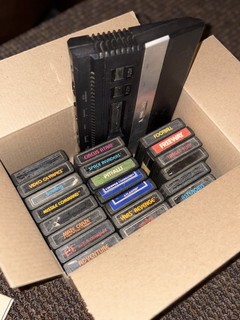 25 Game Lot Atari 2600 (Console Only no wires) UNTESTED