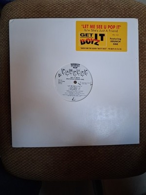 Get It Boyz Let Me See U Pop It, She s Just A Friend 90s Hip Hop Promo Record