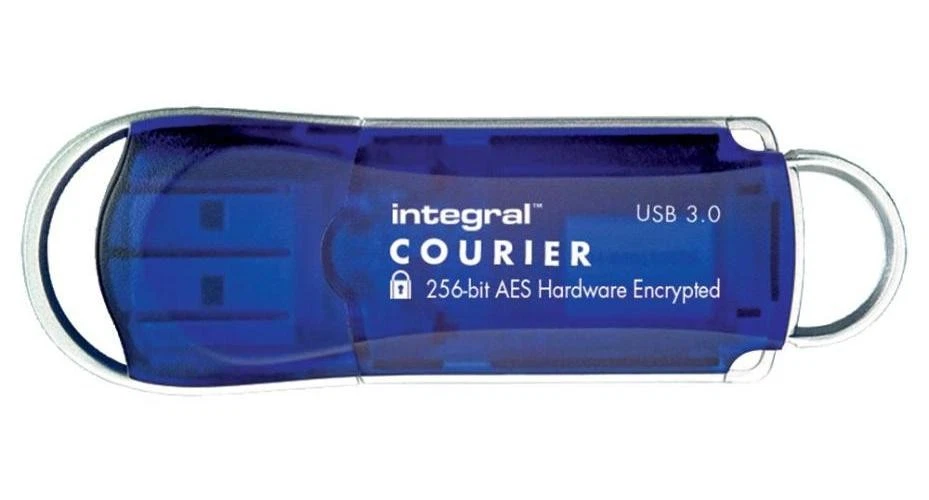 Clé USB 3.0 Chiffrée FIPS 197 Courier, 16 Go - INTEGRAL - Photo 2/3