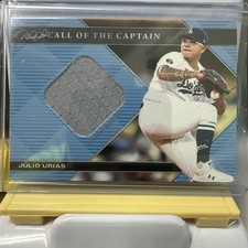 🔥⚾️🔥2022 Topps Call Of The Captain Julio Urias Sky Blue Parallel Relic /150🔥