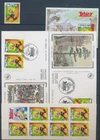 XE69524 France 1999 Asterix FDC comics cartoons fine lot mixed