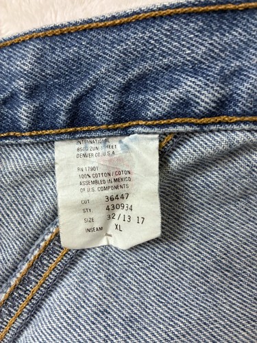 Rockies Jeans Womens 32/13x 34 Blue Mid Rise Straight Leg Western Wear USA - Picture 7 of 11