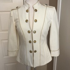 Cache white vintage Blazer Size 6