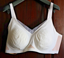 EXCELLENT Honeylove 2X XXL Crossover Bra WHITE Size Fits WITH CUTLETS WXXL