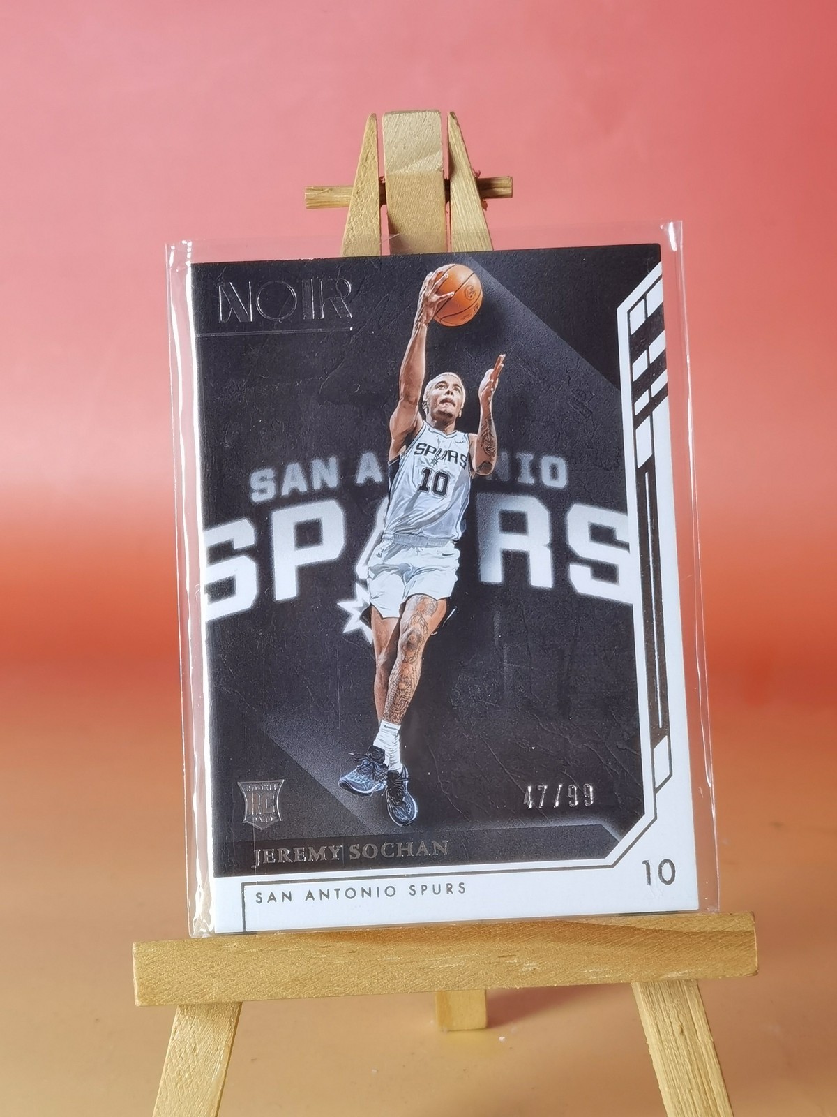 Jeremy Sochan 2022-23 Panini Noir #145 Association Edition Rookie /99 (RC)