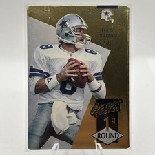 1993 Action Packed TROY AIKMAN Gold Prototype 1st Round Card Dallas Cowboys