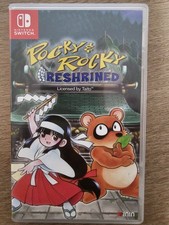 Pocky & Rocky Reshrined SLG LIMITED Nintendo Switch ININ 2260/3499 ESTUCHE SIN JUEGO