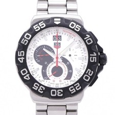 TAG HEUER Formula 1 Grand Date Chronograph CAH1011.BA0854 Quartz Watch SS Silver