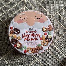 The Original Very Merry Munch Tin Only, Empty Tin, Used