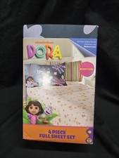 Dora Nickelodeon Full Size 4 Piece Sheet Set