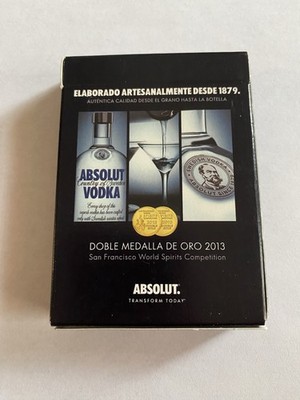 Absolut Vodka Playing Cards - Box in Spanish