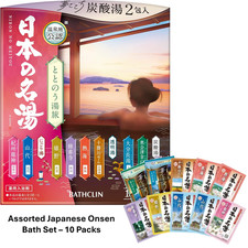 Bathclin Japan's Famous Hot Springs Bath Powder Relaxation  Variety 10 Packs