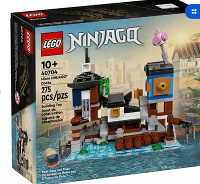 LEGO Ninjago Micro Docks 40704 VIP Exclusive Anniversary New Sealed 275pcs LE