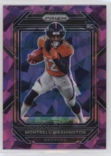 2022 Panini Prizm Rookies Purple Ice Prizm 92/225 Montrell Washington #356 gb2