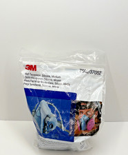 3M Half Facepiece Cool Flow Silicone, Medium 7502/37082