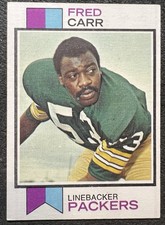1973 TOPPS FRED CARR (GREEN BAY PACKERS) #521 EX