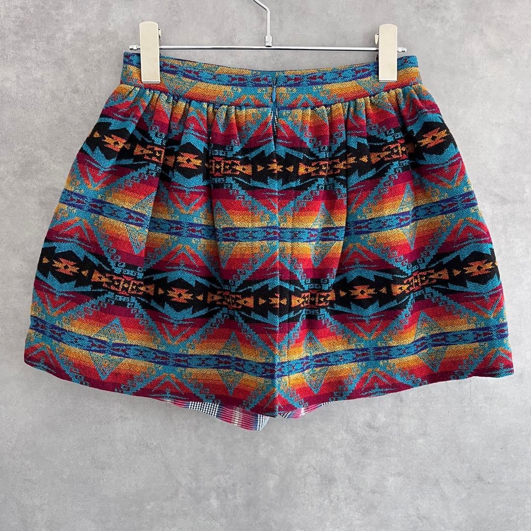 PENDLETON Opening Ceremony Native Pattern Wool Sk… - image 4